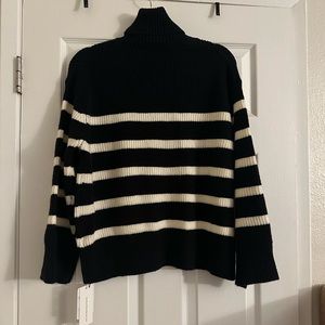 NWT COMMENSE wear your stripes sweater size small